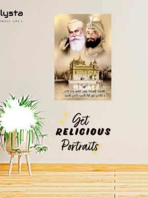 Guru Gobind & Guru Nanak Dev Ji Portraint