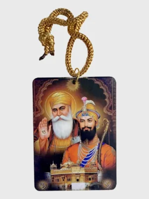 Guru Nanak & Guru Gobind Car Hanging