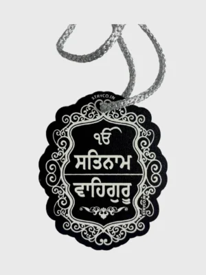 Satnam waheguru car hanging