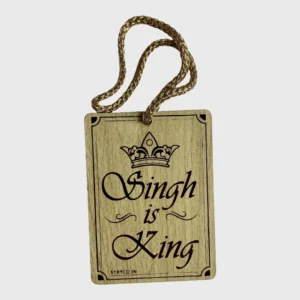 Singh is King Car hanging