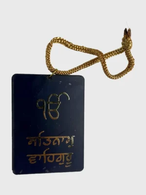 satnam waheguru car hanging