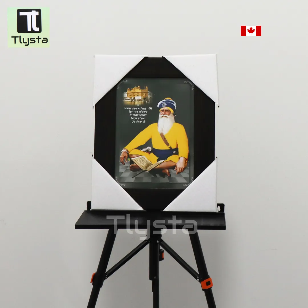 Baba Deep Singh Ji Black Photo Size 8x11