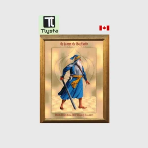 Baba Deep Singh Ji Standing Photo Size 8x11