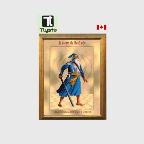 Baba Deep Singh Ji Standing Photo Size 8x11