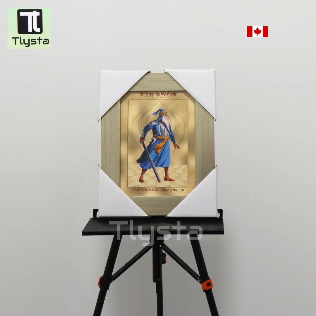 Baba Deep Singh Ji Standing Photo Size 8x11