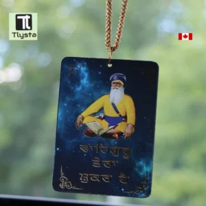 Baba Deep Singh Ji Waheguru Tera Shukar Hai Car Hanging