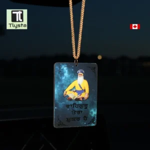 Baba Deep Singh Ji Waheguru Tera Shukar Hai Car Hanging