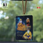 Baba Deep Singh Ji with Golden Temple Car Hanging