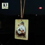Baba Deep Singh Ji with Ik Onkar Car Hanging