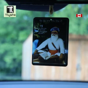Baba Deep Singh Ji with Mool Mantar Car Hanging