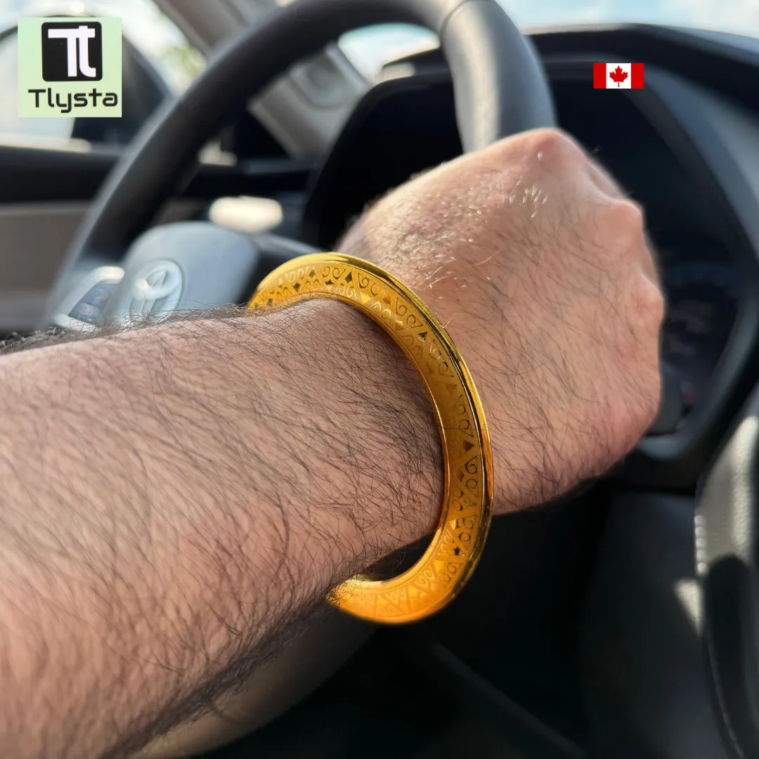 Golden Mixed Alloy Kada