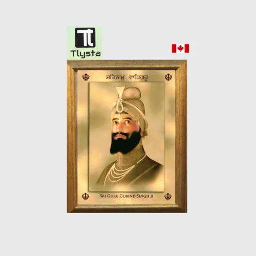 Guru Gobind Singh Ji Golden Photo Size 8x11