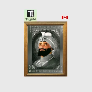 Guru Gobind Singh Ji Grey Photo Size 8x11