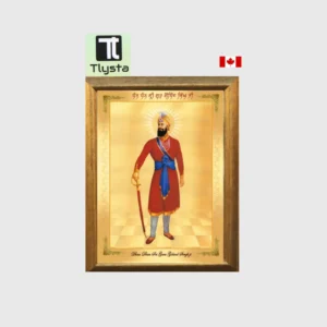Guru Gobind Singh Ji Standing Photo Size 8x11