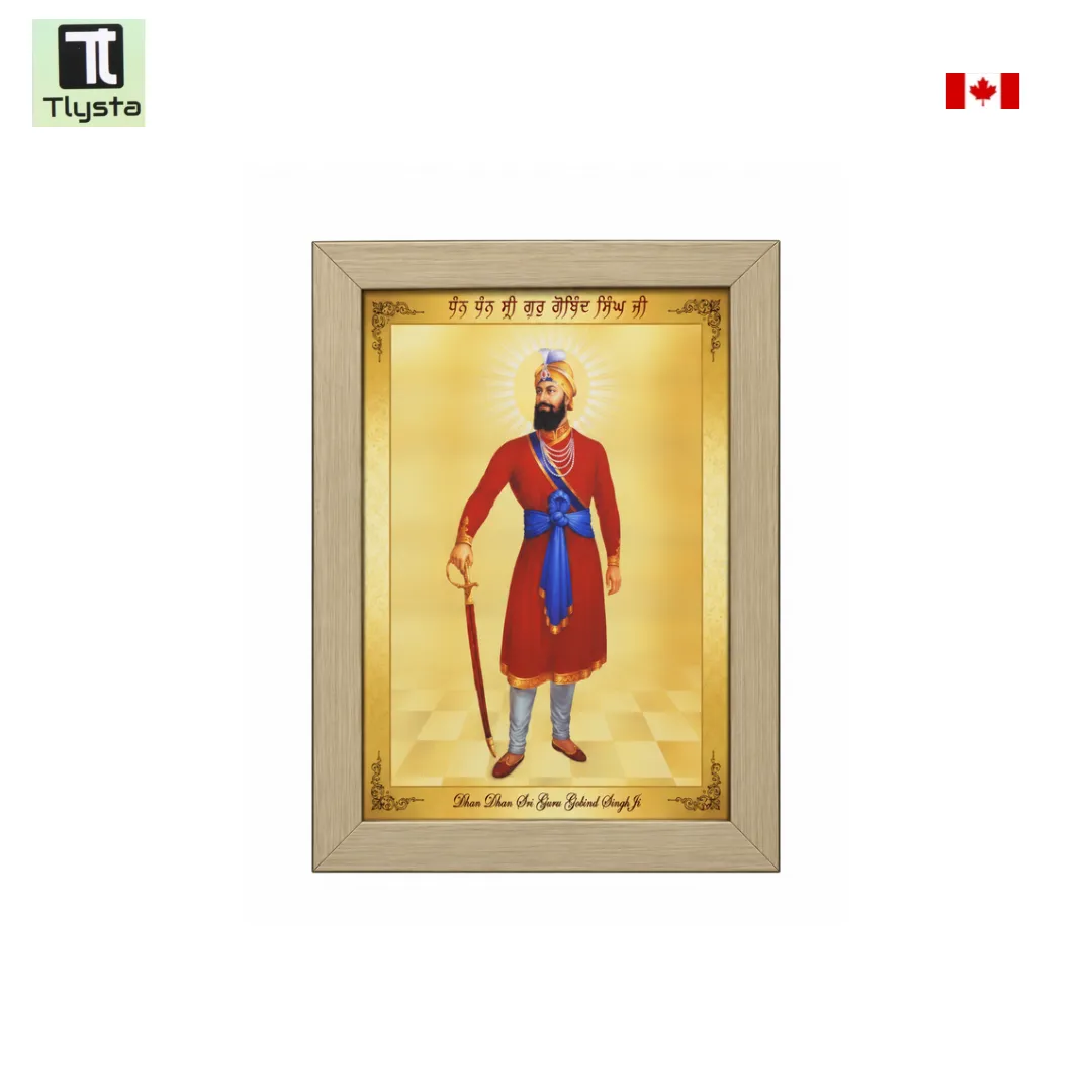 Guru Gobind Singh Ji Standing Photo Size 8×11