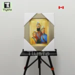 Guru Gobind Singh ji with Sahibzaade Photo Size 8x11