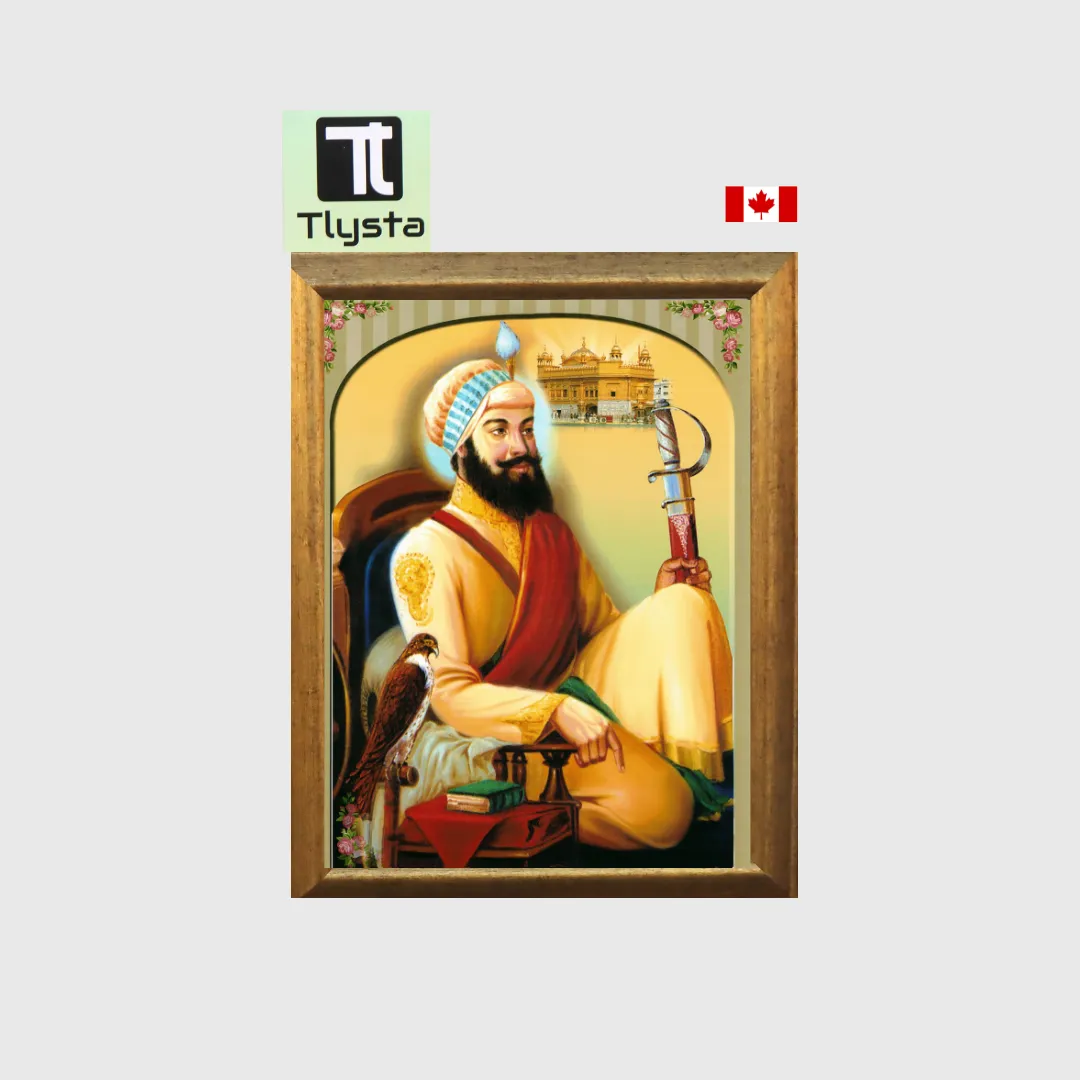 Guru Hargobind Ji Photo Size 8x11