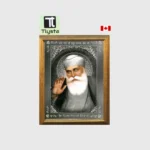Guru Nanak Dev Ji Grey Color Photo Size 8x11