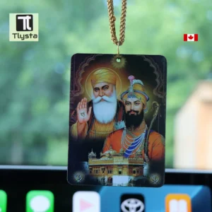 Guru Nanak Dev Ji and Guru Gobind Singh Ji Car Hanging