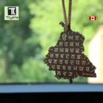 Punjab Map 35 Akhar Punjabi Alphabets Car Hanging