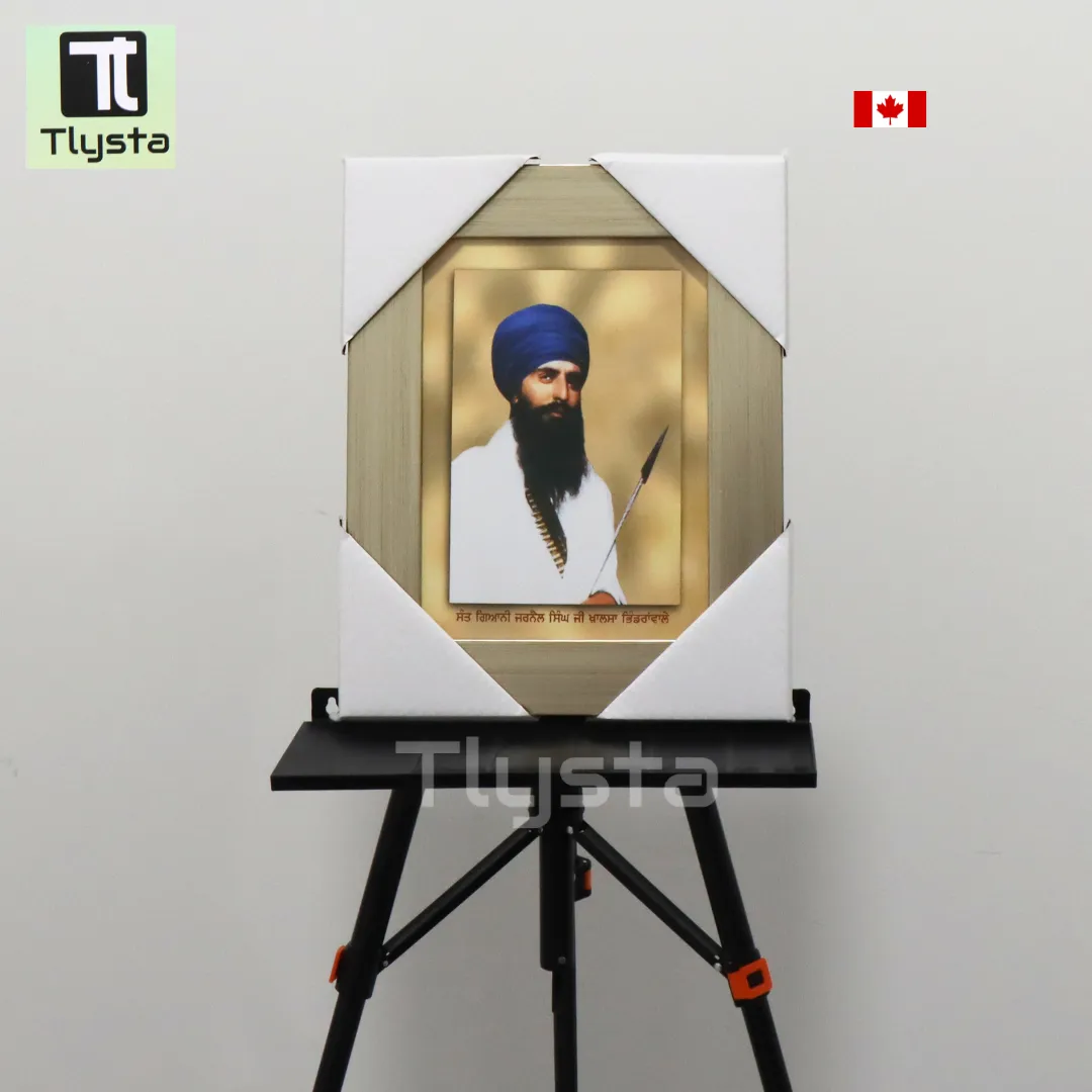 Sant Jarnail Singh Bhindranwale Golden Photo Size 8x11
