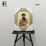 Sant Jarnail Singh Bhindranwale Golden color Photo Size 8x11