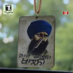Sant Jarnail Singh Bhindrawale Raj Karega Khalsa Car Hanging