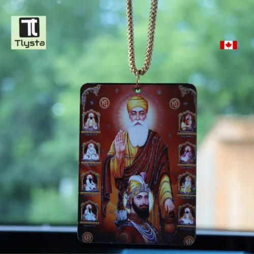 Ten Gurus Brown Car Hanging