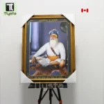 Baba Deep Singh Ji Blue Photo Size 17×24