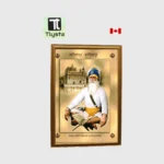 Baba Deep Singh Ji Golden Photo Frame Size 24x36