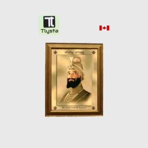 Guru Gobind Singh Ji Golden Photo Frame Size 17x24