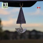 Kirpan Katar Sarbloh Black Car Hanging