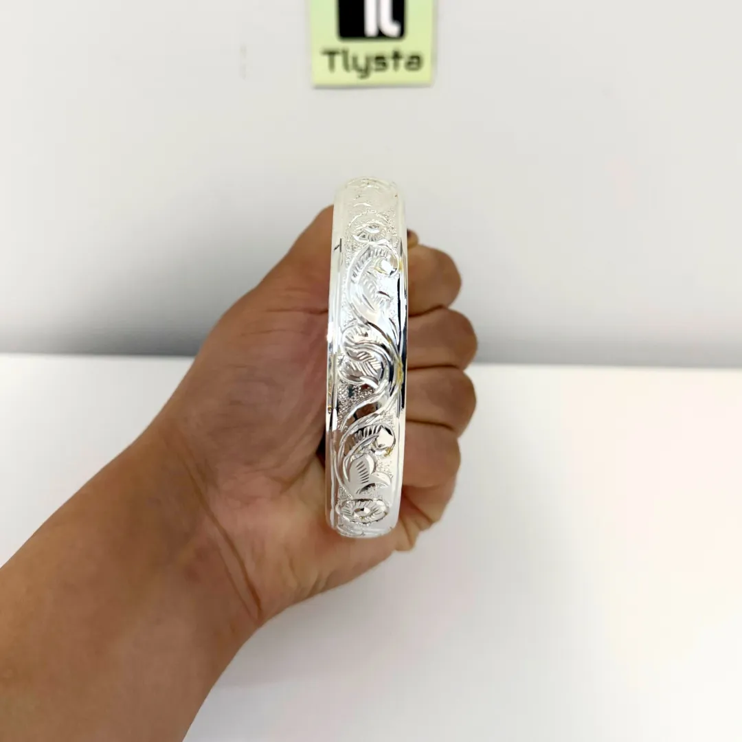Sarbloh Silver Coated Kada