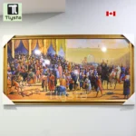 Sher-e-Punjab Maharaja Ranjit Singh Darbar Photo Frame Size 48x24