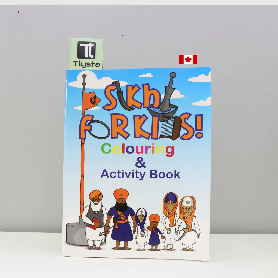 Sikhi for Kids (Colouring & Activity Book)-kids book