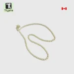 108 Beads Marble Simran Mala for Meditation White