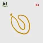 108 Beads Marble Simran Mala for Meditation Yellow