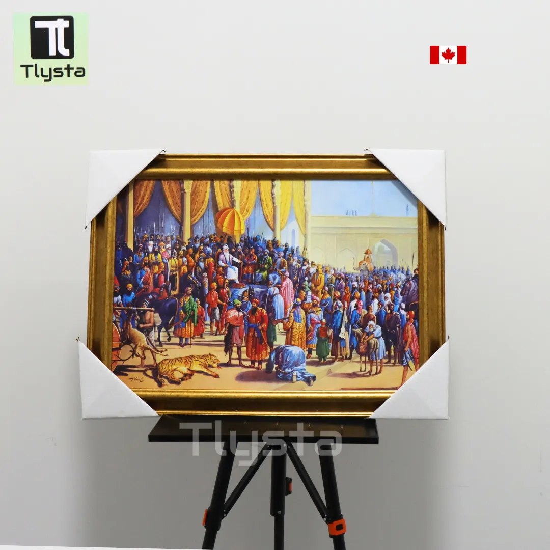 Maharaja Ranjit Singh Darbar Photo Frame Size 14x20