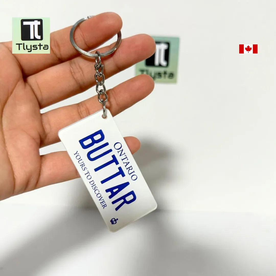 BUTTAR Surname Keychain