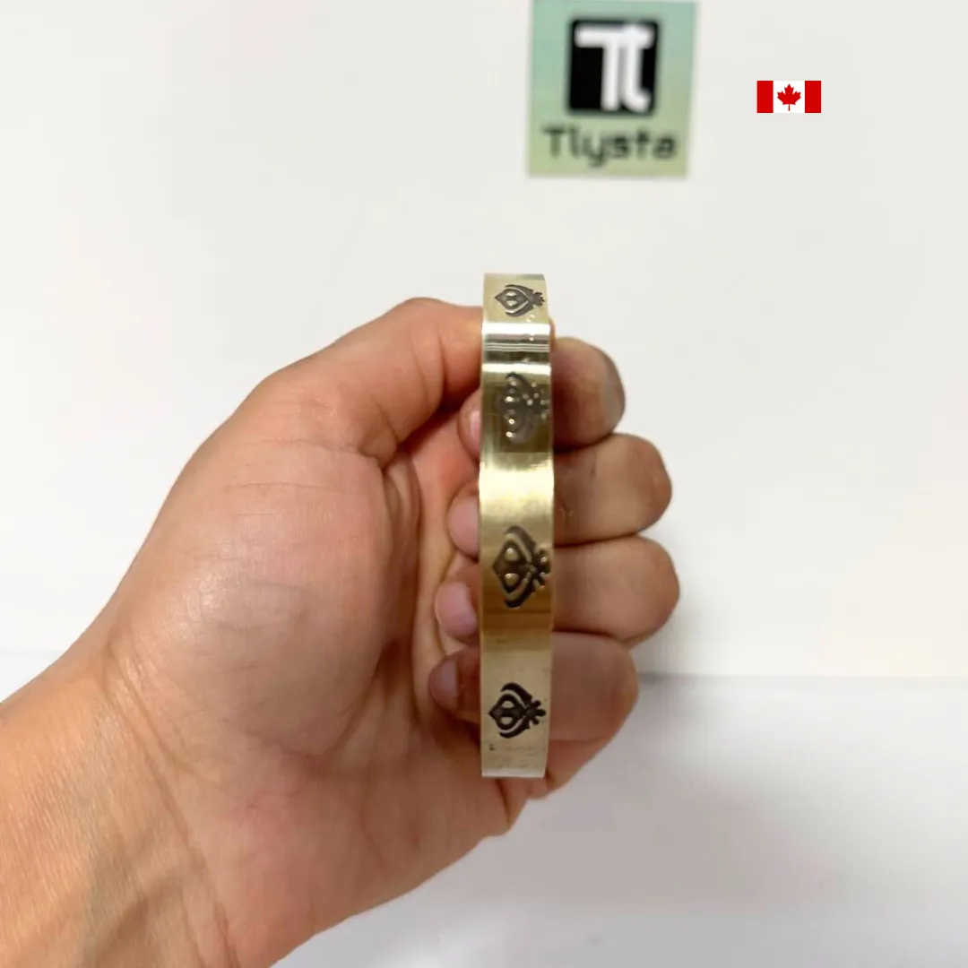 Brass Kada Pittal Khanda Design