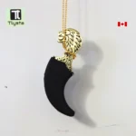 Lion Katar Golden Shastar Car Hanging