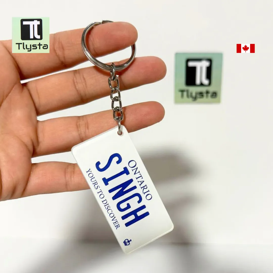 SINGH Surname Keychain