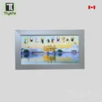 Ten Gurus with Golden Temple Photo Frame Grey Size 20x10 inch