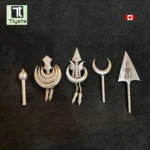 Sarbloh Dumala Shastar Set of 5 Shastars