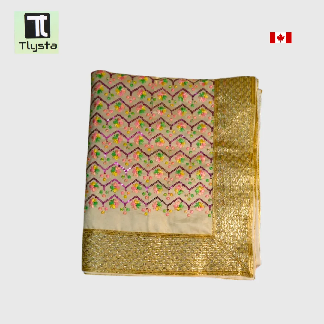 Rumala Sahib, Sri Guru Granth Sahib, Cream Color