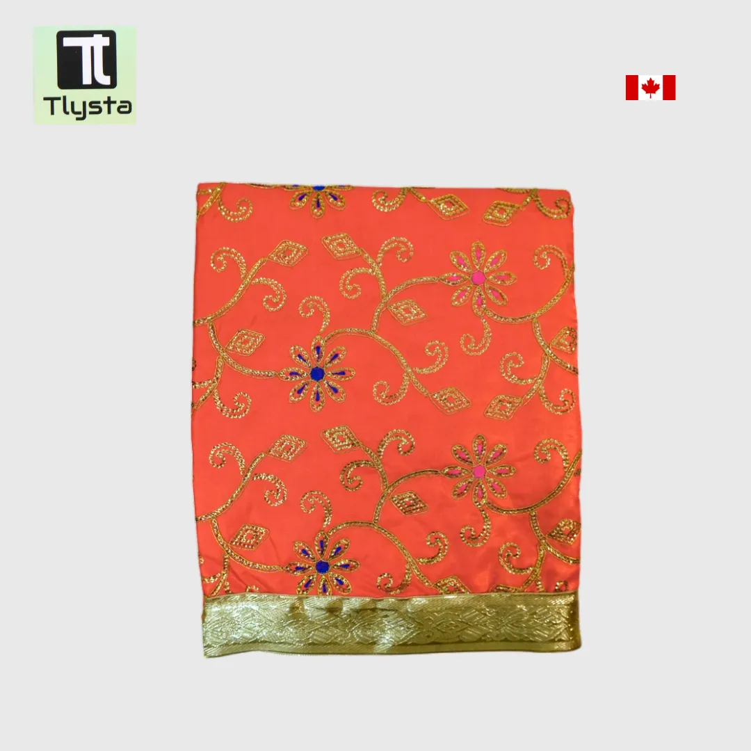 Rumala Sahib, Sri Guru Granth Sahib,Light Orange Color