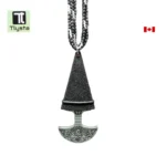 Kirpan Katar Black Silver Car Hanging
