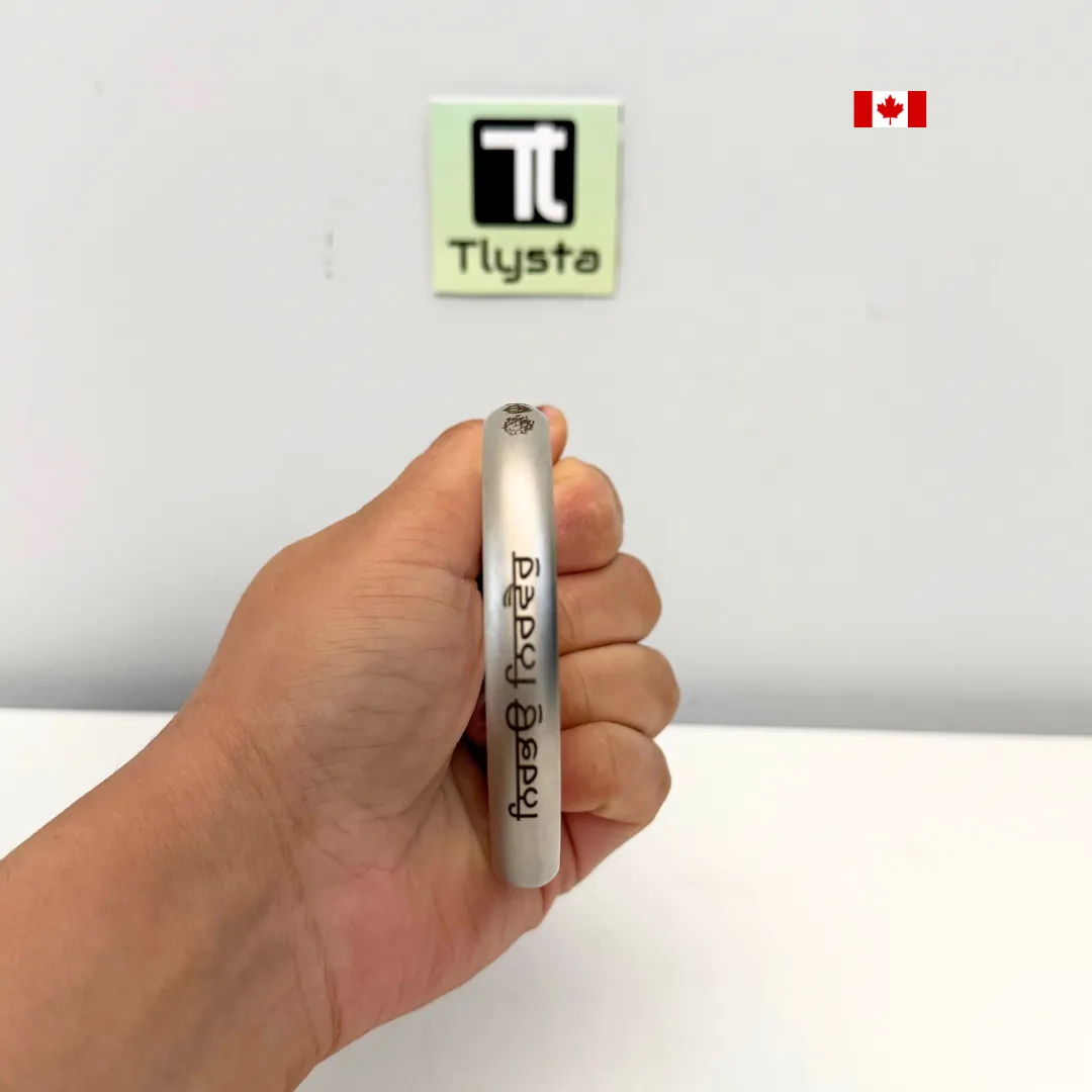 Sarbloh Coated Thin Kada Nirbhau Nirvair