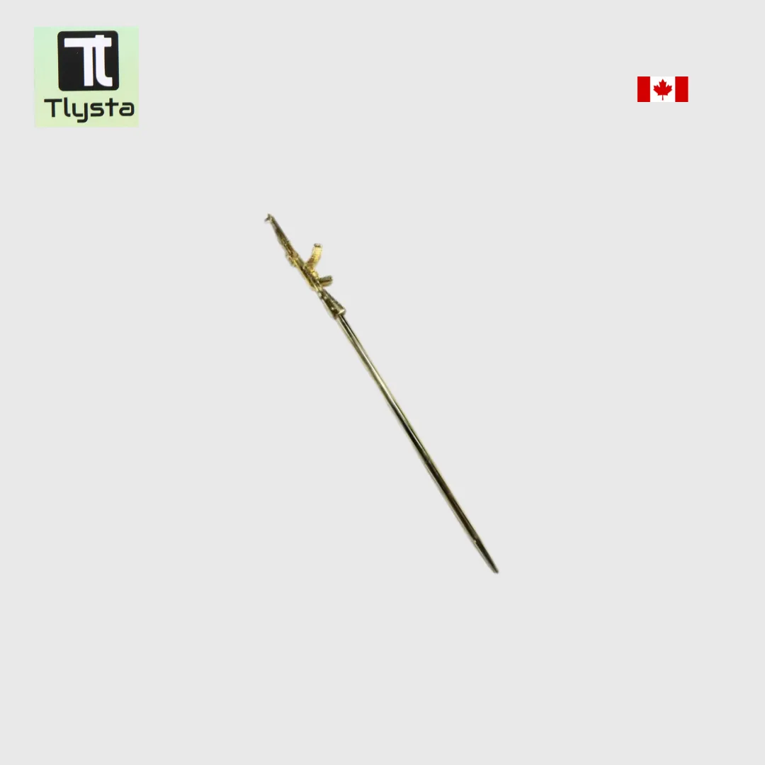 AK47 Baaj for Turban Color Golden