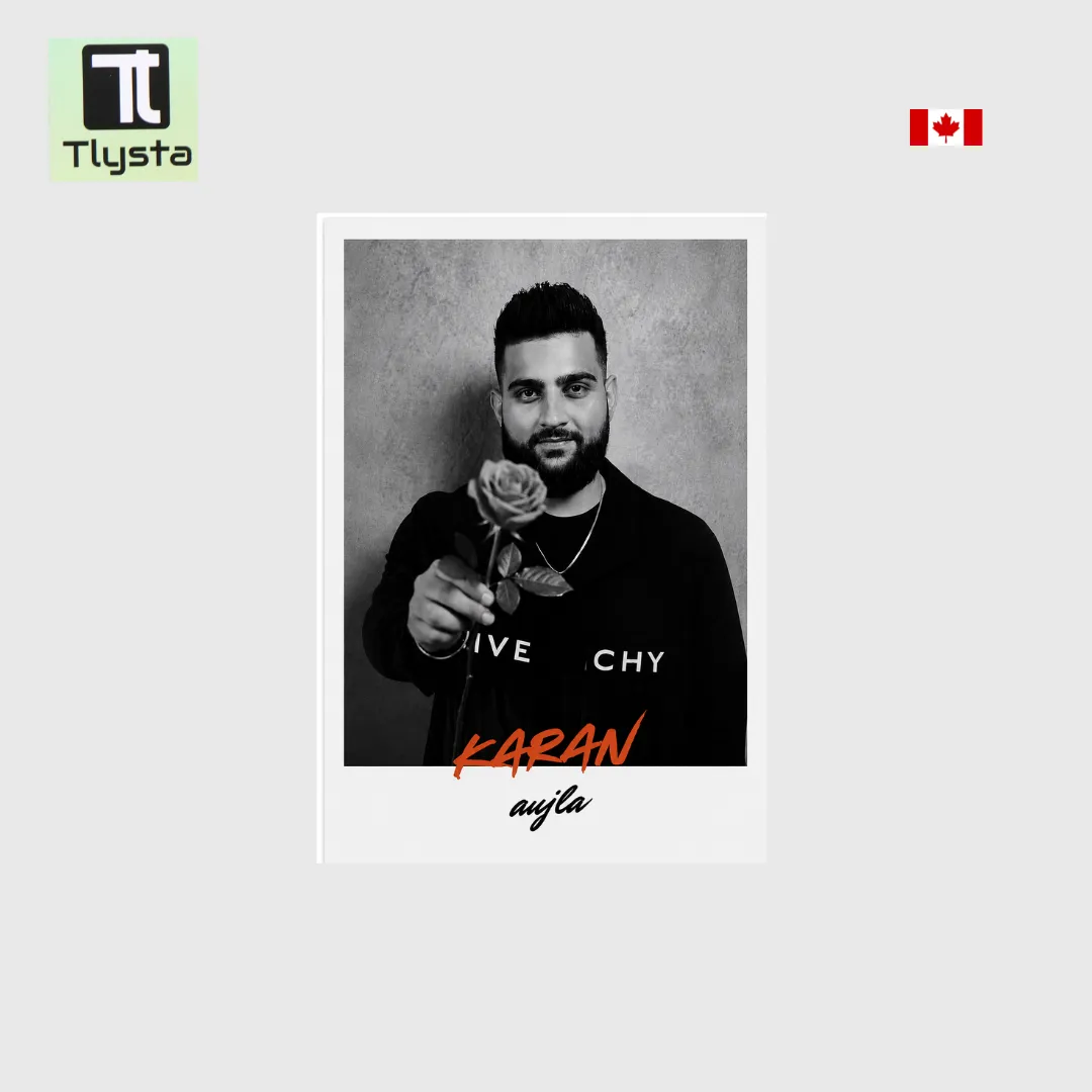 Karan Aujla Poster with Rose Size 13x19 inch